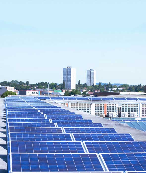 Installed Solar Panels On Home